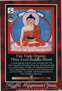 Three Eyed Buddha Blend Poster, Air Pot Label or Shelf Talker